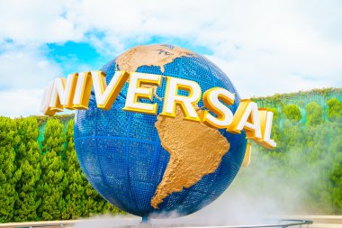 Osaka, Japonya - 1 Aralık 2015: Universal Studios Japonya (Usj). 