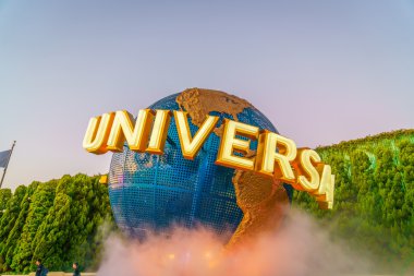 Osaka, Japonya - 1 Aralık 2015: Universal Studios Japonya (Usj). 