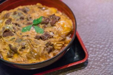 Japon geleneksel yemek sığır eti teriyaki pirinç .