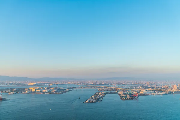 Osaka, japan - 30. november 2015: osaka city view from umeda s — Stockfoto