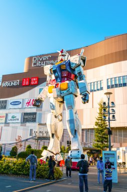 Boyutu Gundam performansları dışında Divercity Tokyo Plaza, Oda tam
