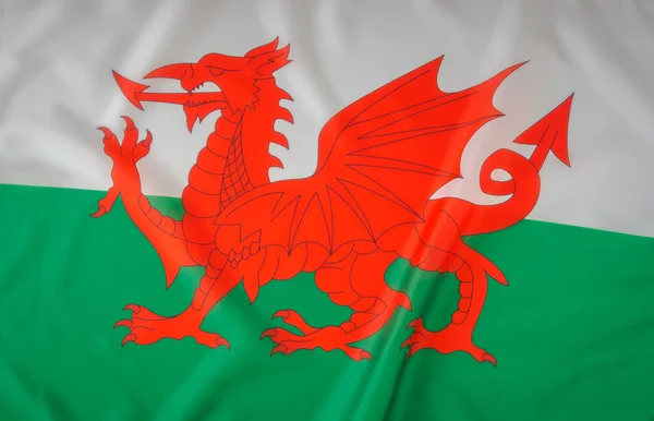 国旗的威尔士，高清晰度的图像 — 图库照片
