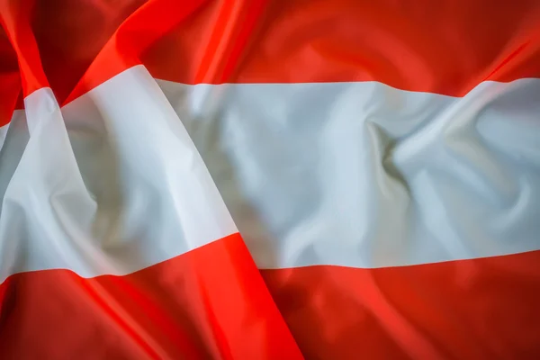 Ausztria, nagy felbontású képeket zászlaja — Stock Fotó