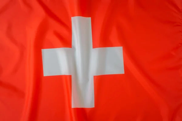 Svájc zászlói., nagy felbontású képeket — Stock Fotó