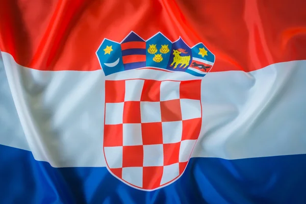 クロアチアの国旗、高精細画像。 — ストック写真