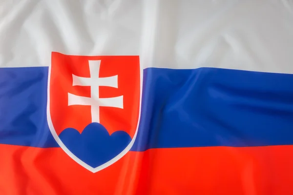 Szlovákia zászlói., nagy felbontású képeket — Stock Fotó
