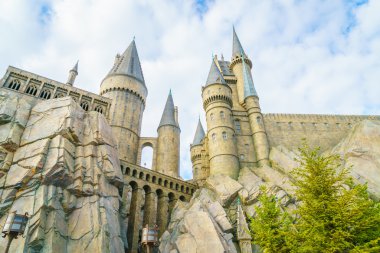 Osaka, Japonya - 1 Aralık 2015: Universal Studios Japonya (Usj). 