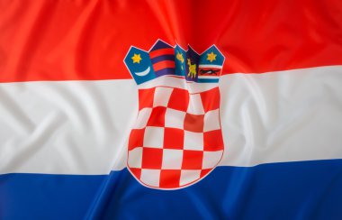 Hırvatistan bayrağı., yüksek çözünürlüklü görüntüleri