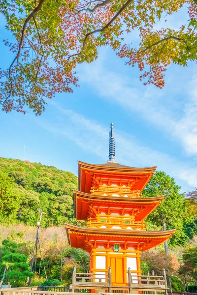 Piękna architektura Kiyomizu-dera Rozciągacz Kioto, Japonia — Zdjęcie stockowe
