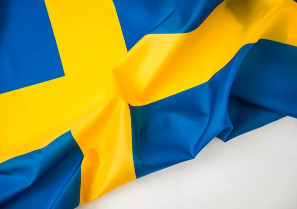 Bandeira da Suécia., Imagens de alta definição — Fotografia de Stock