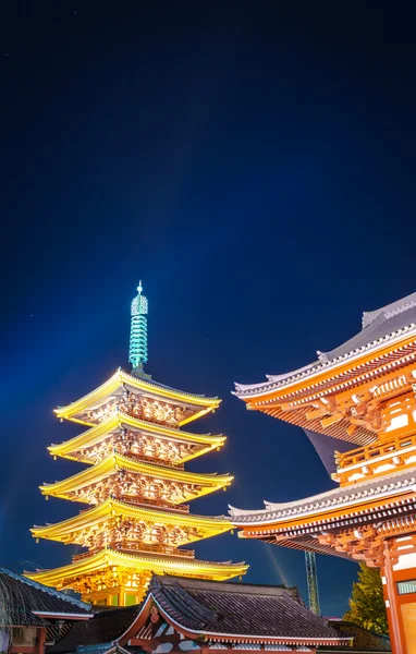 Templo Sensoji-ji em Asakusa Japão — Fotografia de Stock