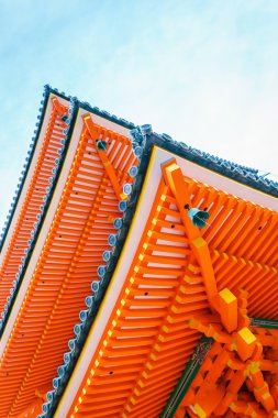Güzel mimarisi Kiyomizu-dera Tapınağı, Kyoto, Japonya