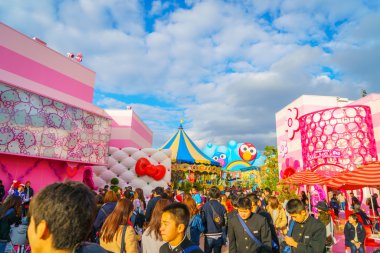 Osaka, Japonya - 1 Aralık 2015: Universal Studios Japonya (Usj). 