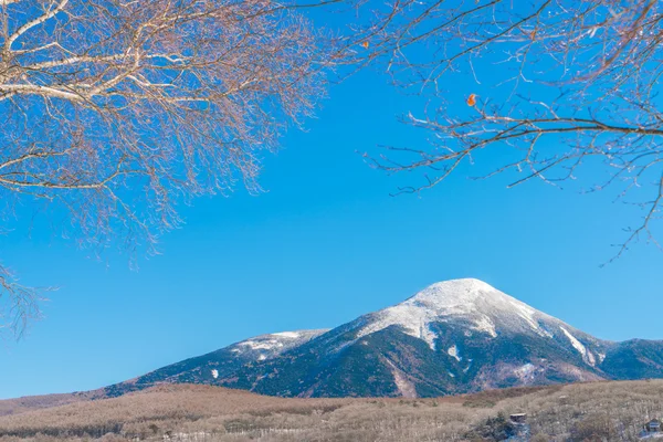 日本冬天山，高清晰度的图像 — 图库照片