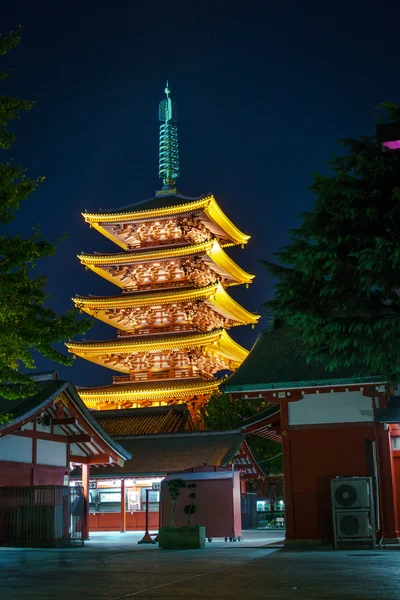 Tempio di Sensoji-ji in Asakusa Giappone — Foto Stock