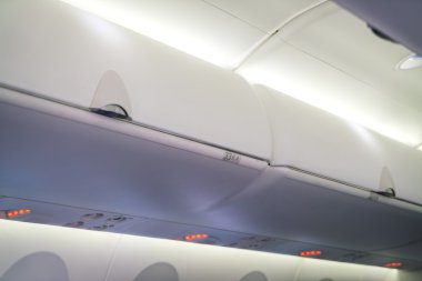 Kabin içinde uçak., yüksek çözünürlüklü görüntüleri