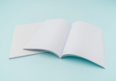 Boş katalog, broşür, dergiler, sahte kitap .