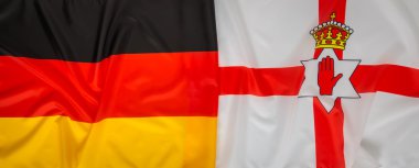 Kuzey İrlanda ve Almanya bayrağı .