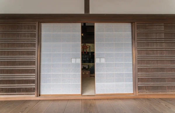 Japanese sliding paper door .