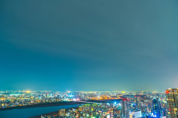 OSAKA, JAPÃO - 30 de novembro de 2015: Osaka vista da cidade de Umeda s — Fotografia de Stock