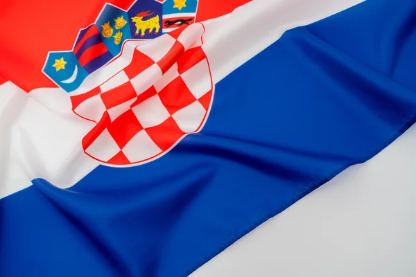 Bandeira da Croácia., Imagens de alta definição — Fotografia de Stock