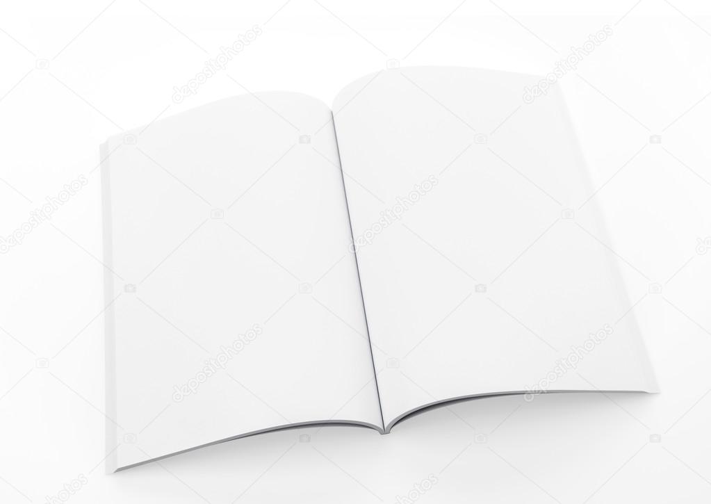 Blank catalog,brochure, magazines,book mock up on white backgrou
