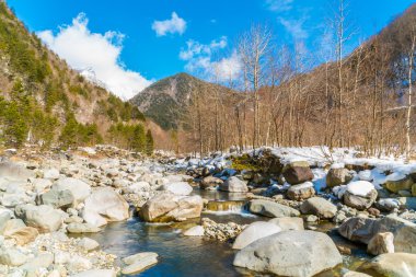 Açık onsen, Japonya, yüksek çözünürlüklü görüntüleri
