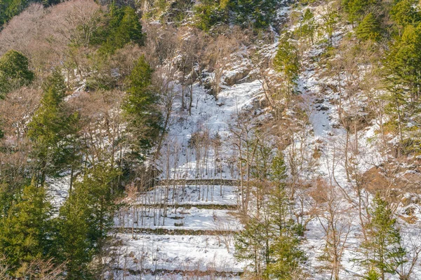 日本冬天山，高清晰度的图像 — 图库照片