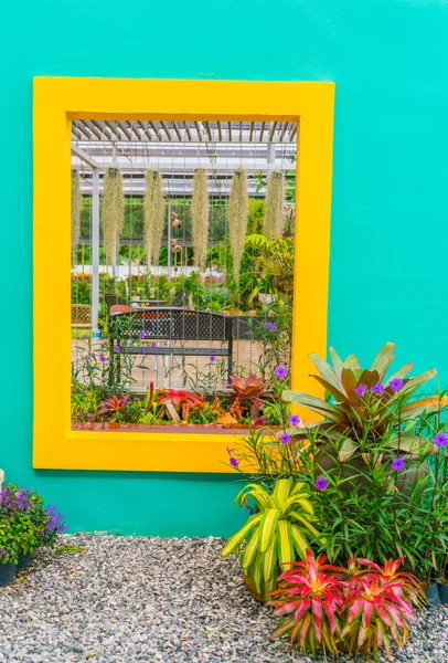 Paisagado de jardim de flor  . — Fotografia de Stock