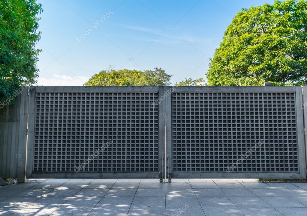 Wood House Gateway . ( Filtered image processed vintage effect. — Stock ...