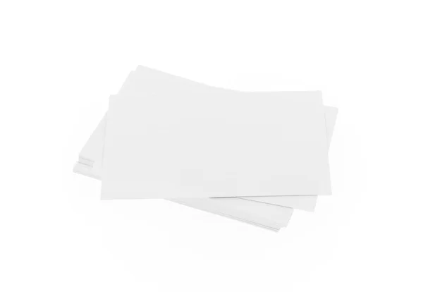 Business cards on white  background . — Stock Photo, Image