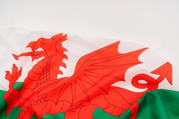 威尔士的旗子.，高清晰度的图像 — 图库照片