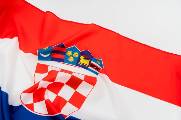 Bilden av Kroatiens flagga . — Stockfoto