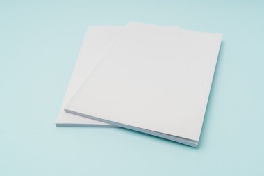 Boş katalog, broşür, dergiler, sahte kitap .