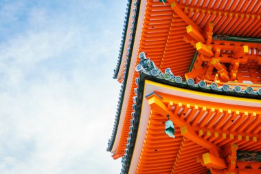 Güzel mimarisi Kiyomizu-dera Tapınağı, Kyoto, Japonya