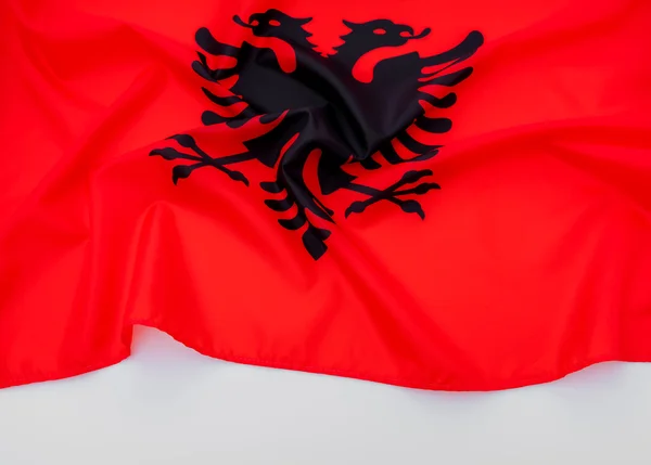 Kép a zászlók, Albánia  . — Stock Fotó