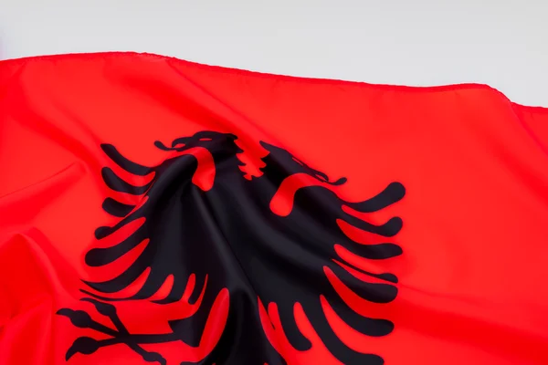 Εικόνα σημαίες της Αλβανίας  . — Φωτογραφία Αρχείου