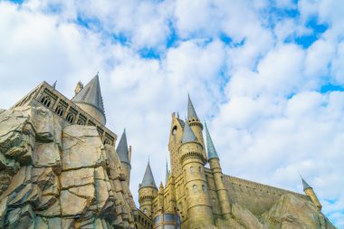 Osaka, Japonya - 1 Aralık 2015: Universal Studios Japonya (Usj). 