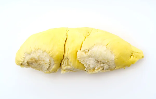 Durian király gyümölcsök fehér háttér . — Stock Fotó