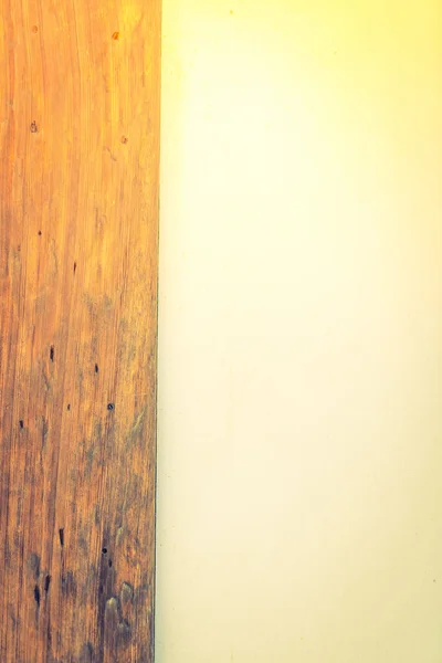 Τσιμέντο, ξύλο και τοίχο. (Φιλτραρισμένο εικόνα επεξεργασία vintage αποτε — Φωτογραφία Αρχείου