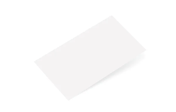 Επαγγελματικές κάρτες σε άσπρο φόντο . — Φωτογραφία Αρχείου