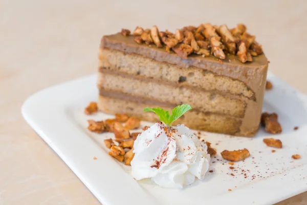 Kávé torta, nagy felbontású képeket — Stock Fotó