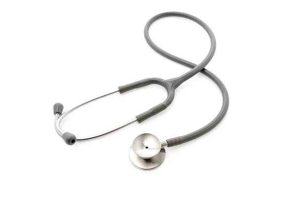Stetoskop medyczny na białym tle . — Zdjęcie stockowe