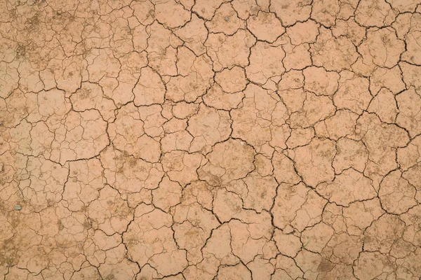 Textura del suelo seca y agrietada  . — Foto de Stock