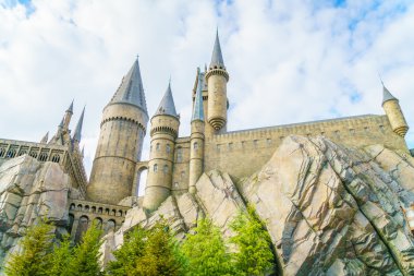 Osaka, Japonya - 1 Aralık 2015: Universal Studios Japonya (Usj). 