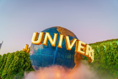 Osaka, Japonya - 1 Aralık 2015: Universal Studios Japonya (Usj). 