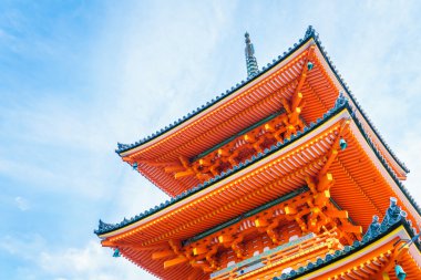 Güzel mimarisi Kiyomizu-dera Tapınağı, Kyoto, Japonya
