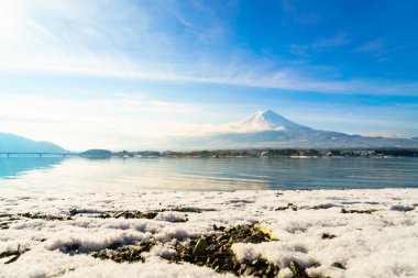 Fuji Dağı ve Gölü kawaguchi, Japonya