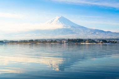 Fuji Dağı ve Gölü kawaguchi, Japonya