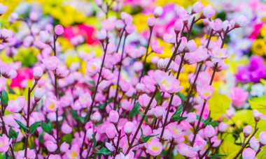 Dekorasyon yapay çiçek, yüksek çözünürlüklü görüntüleri